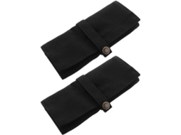 Estojo Organizador De Nylon Para Relógios E Pulseiras, Dobrável, Para Viagem (2 Peças).
