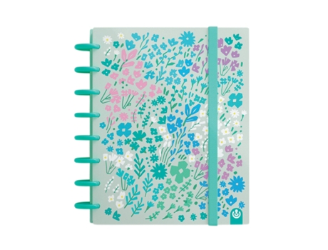 Caderno Ingeniox A5 Pautado 100Fl Ldt Edition #3 C/Elastico Menta 66016079