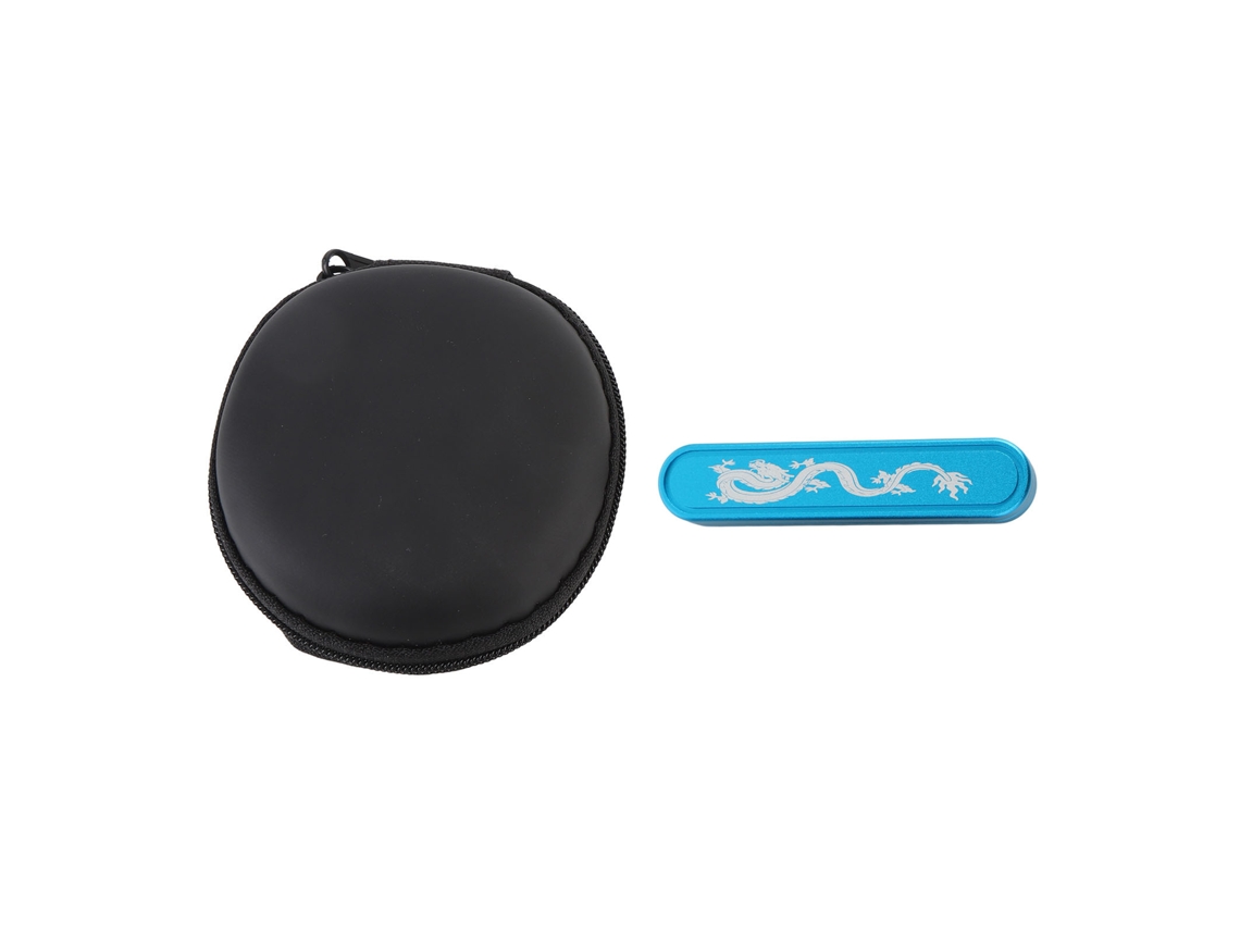 Primerox brinquedo de Ponta Dos Dedos Push Card Slider de Liga de Zinco Alivia Estresse Azul