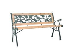 Garden Bench, Garden Benches Vidaxl Marrom Madeira (122 Cm)