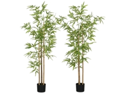 Planta Artificial de Bambu com 180 cm Vaso incluso | S/MARCA
