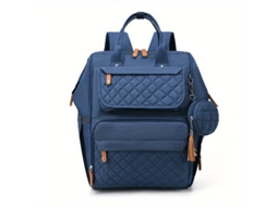 Mochila/bolsa AQUAFORGE, grande capacidade, bordado, presente