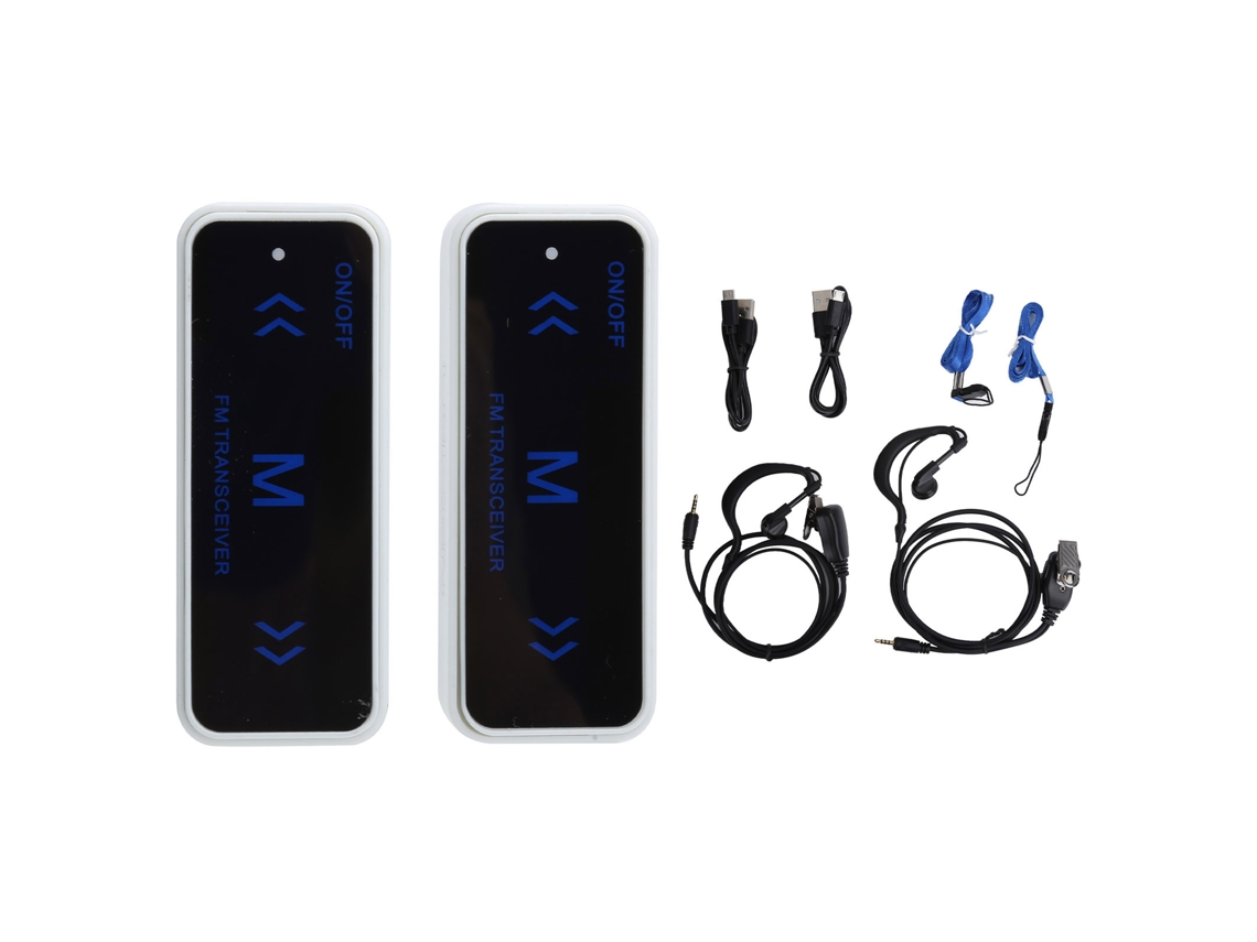 Aetheria rádios Walkie Talkie Portáteis para Crianças com Cordão Longa Distância Mini Branco