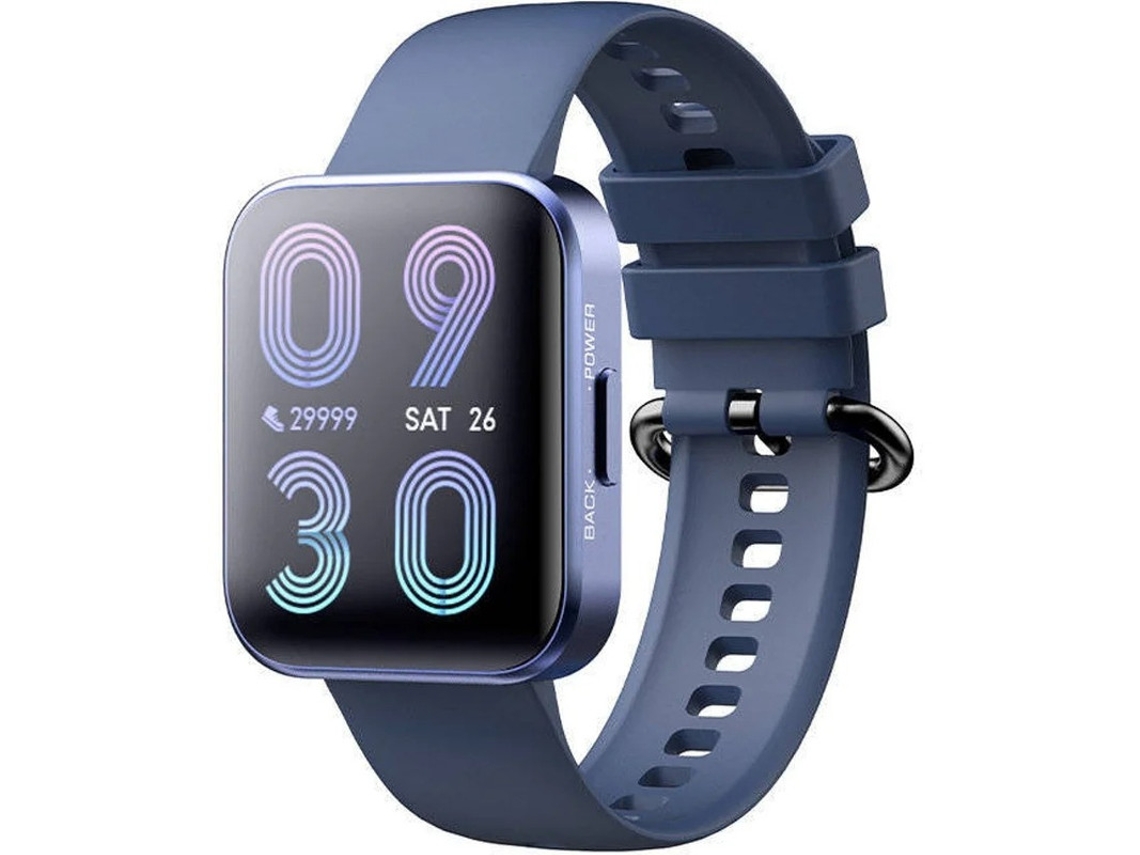Smartwatch Connected Watch de 1,7 polegadas com pedômetro, calorias, sono, tela colorida, para homens e mulheres, iPhone e Android (azul)