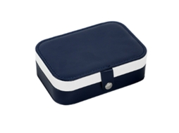 Caixa de viagem AOZORZ, organizador com espelho, 10x10x5cm