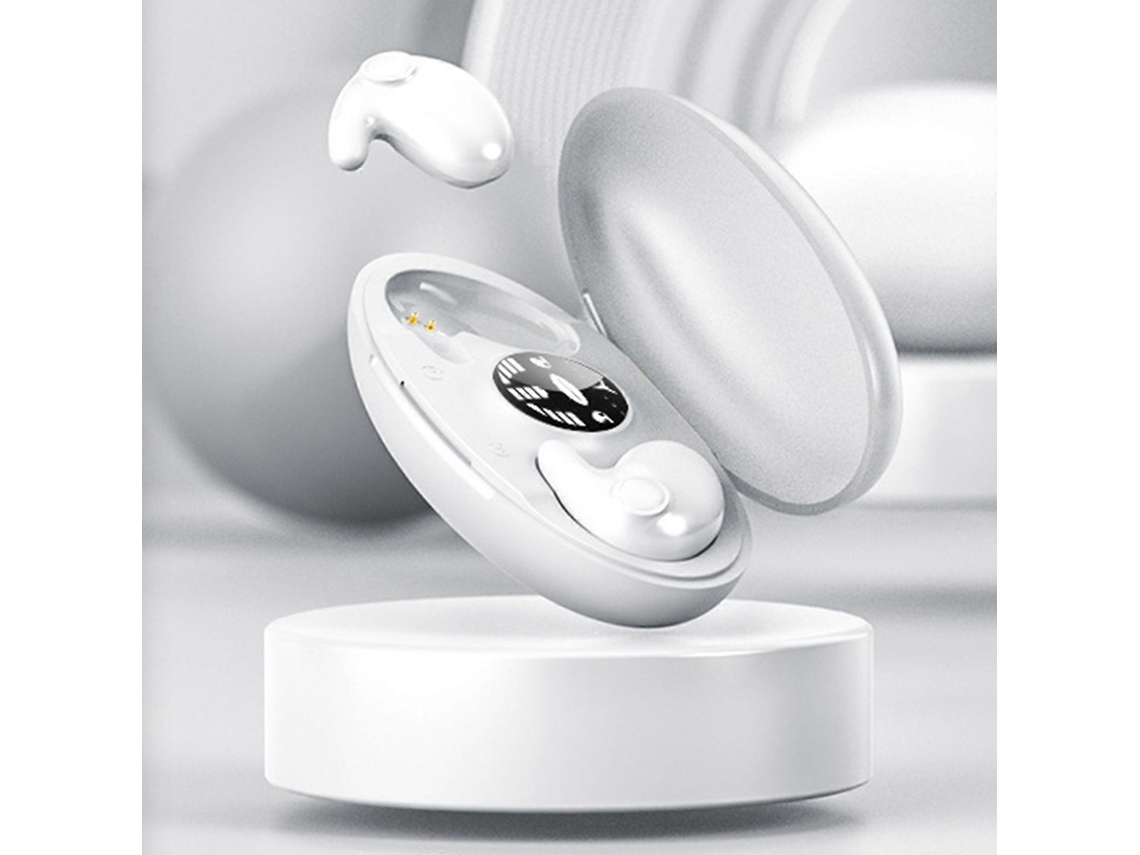 Fones De Ouvido Intra Auriculares Bluetooth 5.3, Estéreo, Sem Fio, Invisíveis, Com Cancelamento De Ruído E Tela Led. Ly Ebike