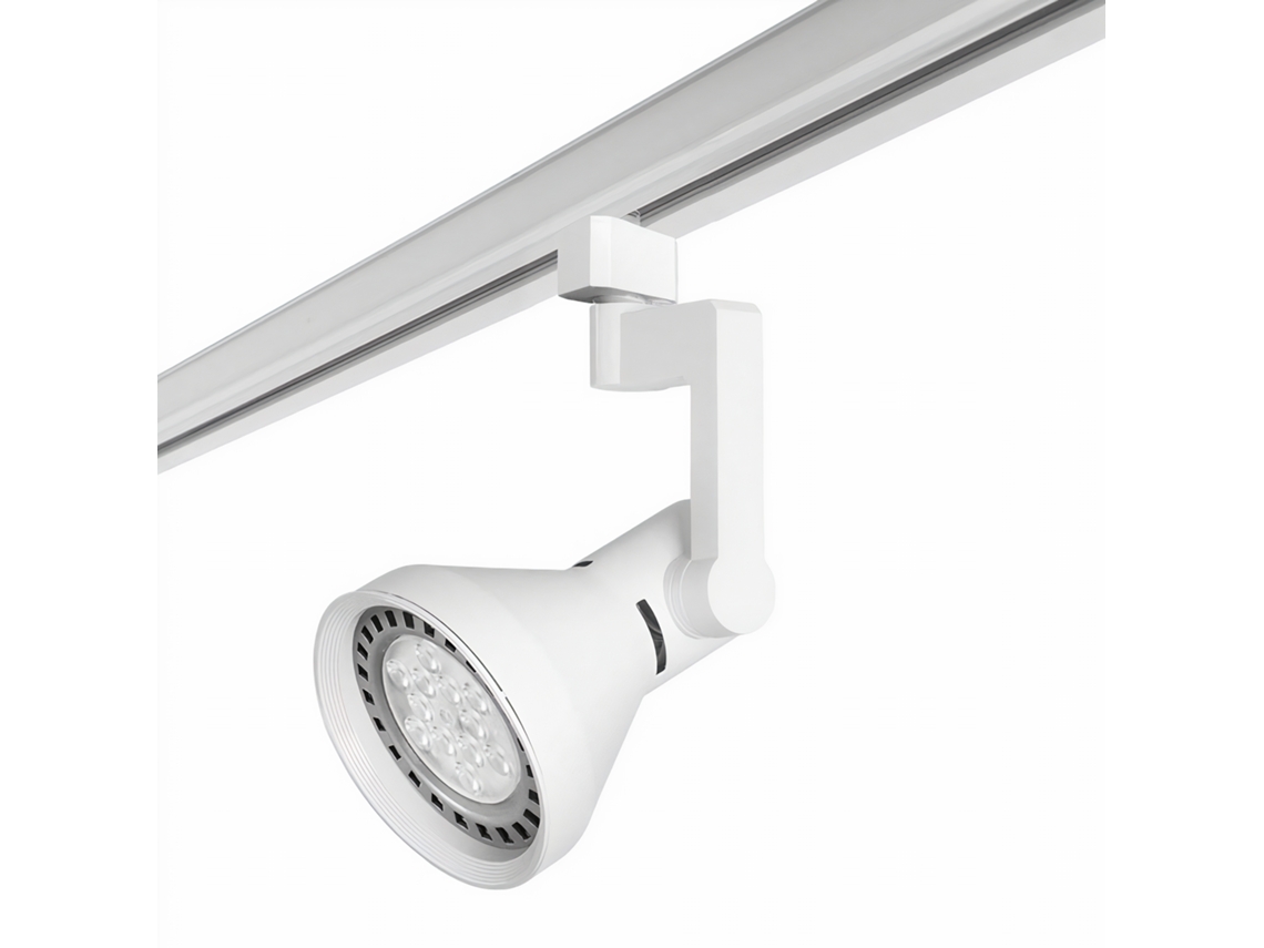 Forlight Cone - Foco 114x260x10mm, Aço, Cor Branco, E27, Máx 60w