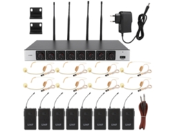Kit De Microfones Para Reuniões (8 Canais 700 790mhz)