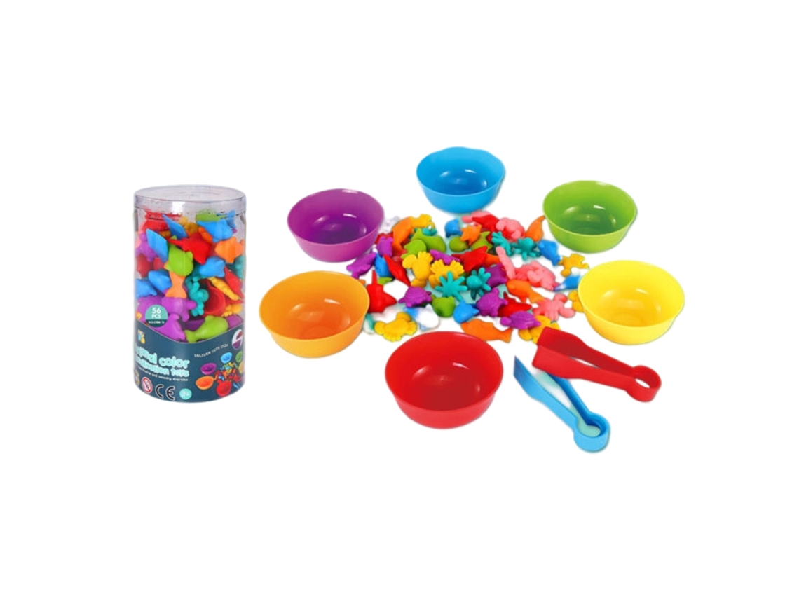 Set De Brinquedos De Contagem Arco-íris Brinquedos Cognitivos Jogos Educacionais Presente Para Crianças