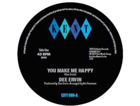 Dee Ervin You Make Me Happy 7 Vinil 45Rpm