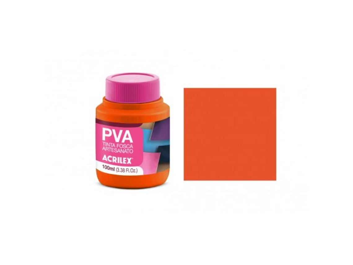 Pva Tinta Fosca 100ml Laranja 03210517 Acrilex
