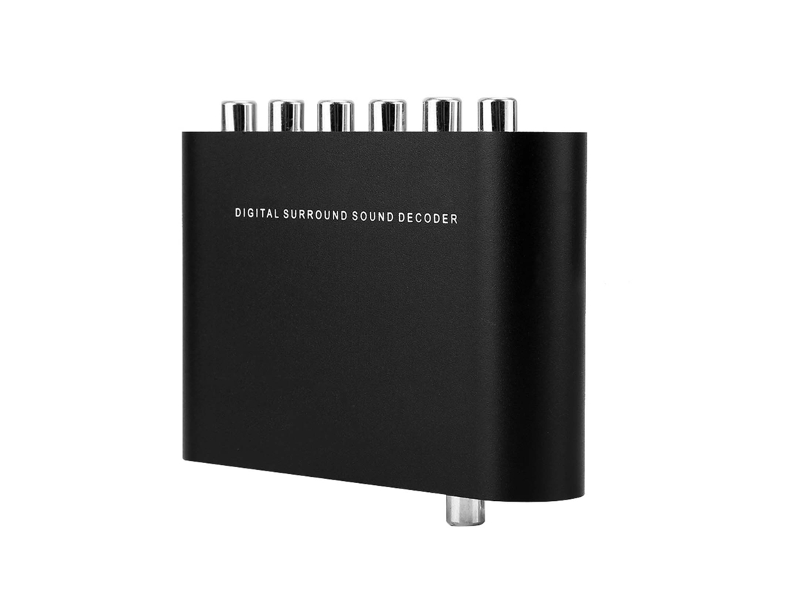 Decodificador De Áudio Digital Dts 5.1 Canais, Adaptador De Áudio Óptico-coaxial, 110-240v