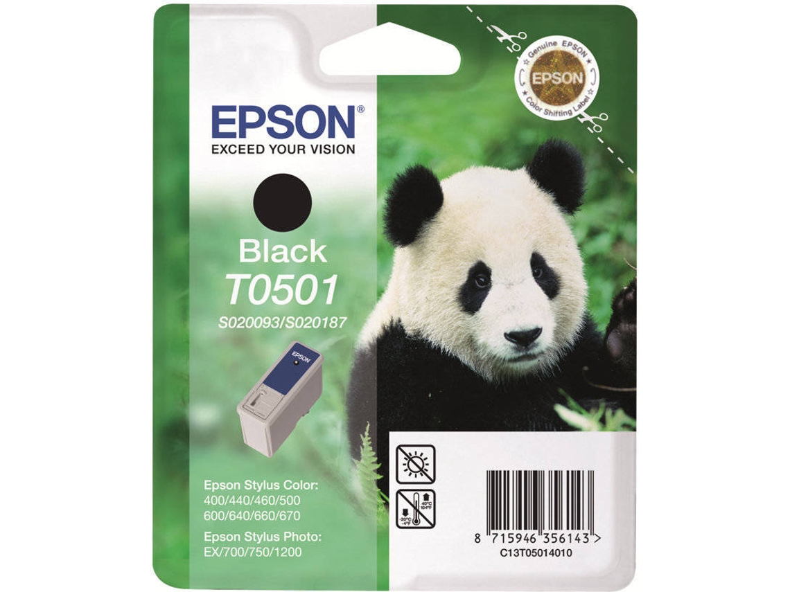 Tinteiro Epson T0501 Preto (C13T05014020 - 540 páginas)