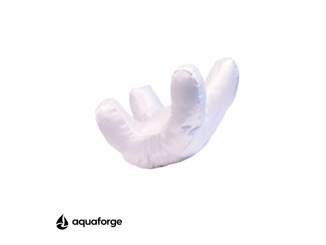 Almofada Cervical Ergonómica Algodão 25 X 24.5 X 10 Cm