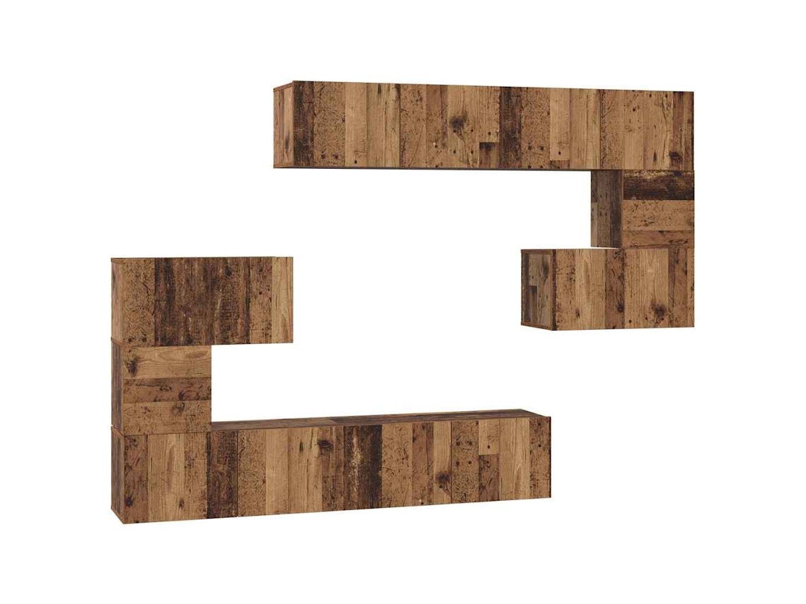 Conjunto de Móvel de TV 8 Pcs MAISON EXCLUSIVE