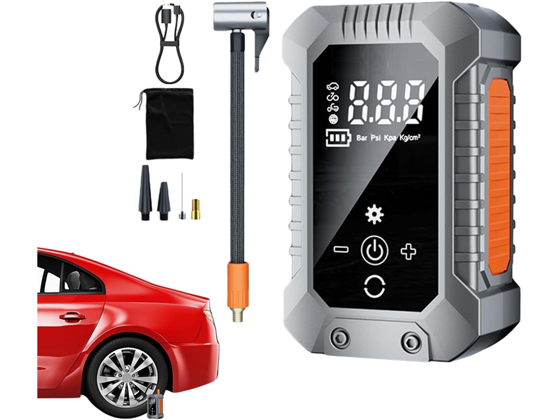 Bomba De Ar Para Carro Com Desligamento Elétrico Automático