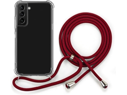 Correia Colar Duro Antichoque para Samsung Galaxy S21 HONGWE. Transparente