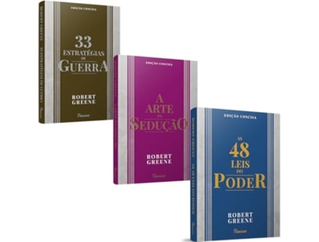 Livro Coleção Poder E Estratégia Conciso 03 Livros de Robert Rodrigues Greene (Português)