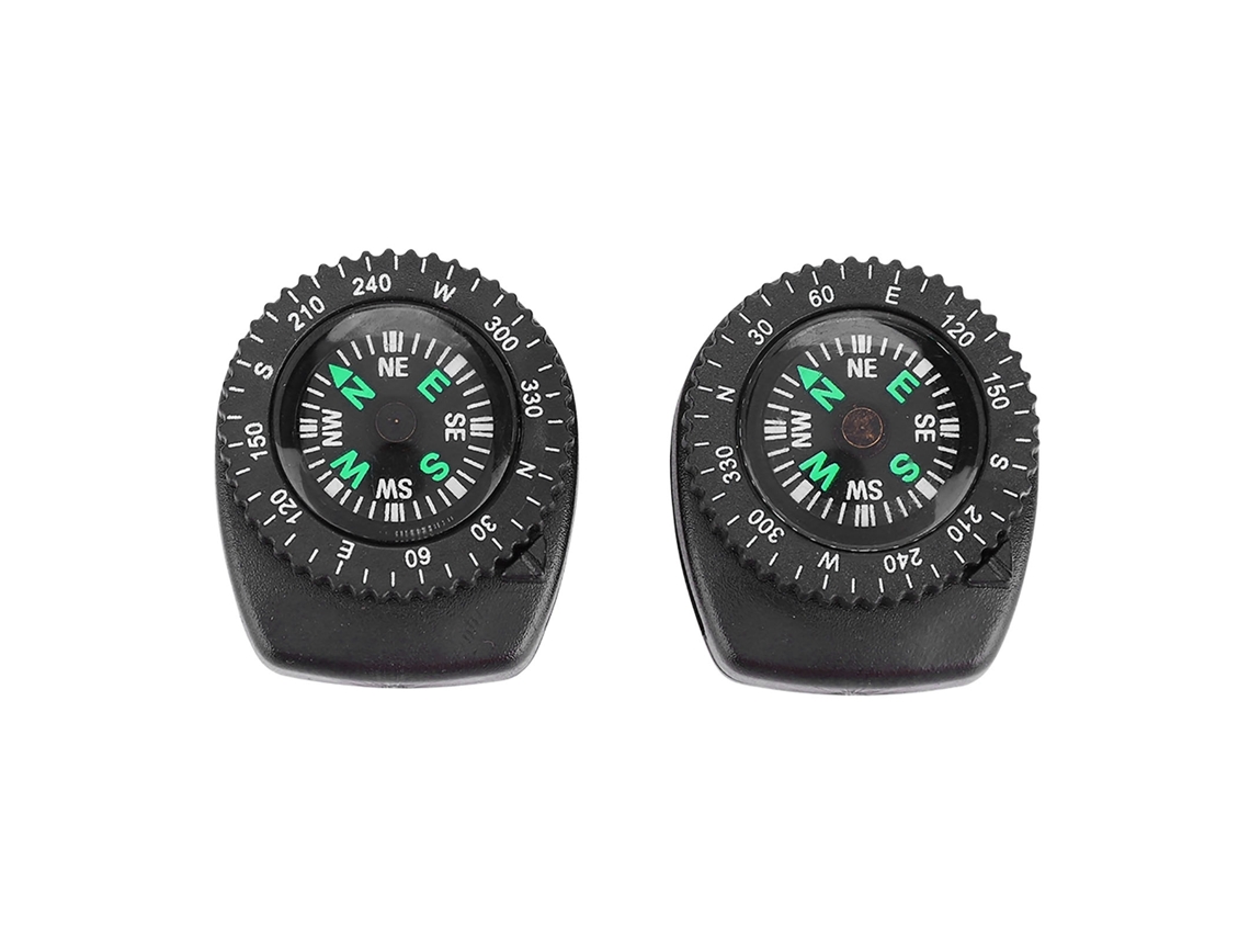 Bússola de Pulso Portátil para Camping e Navegação 2pcs
