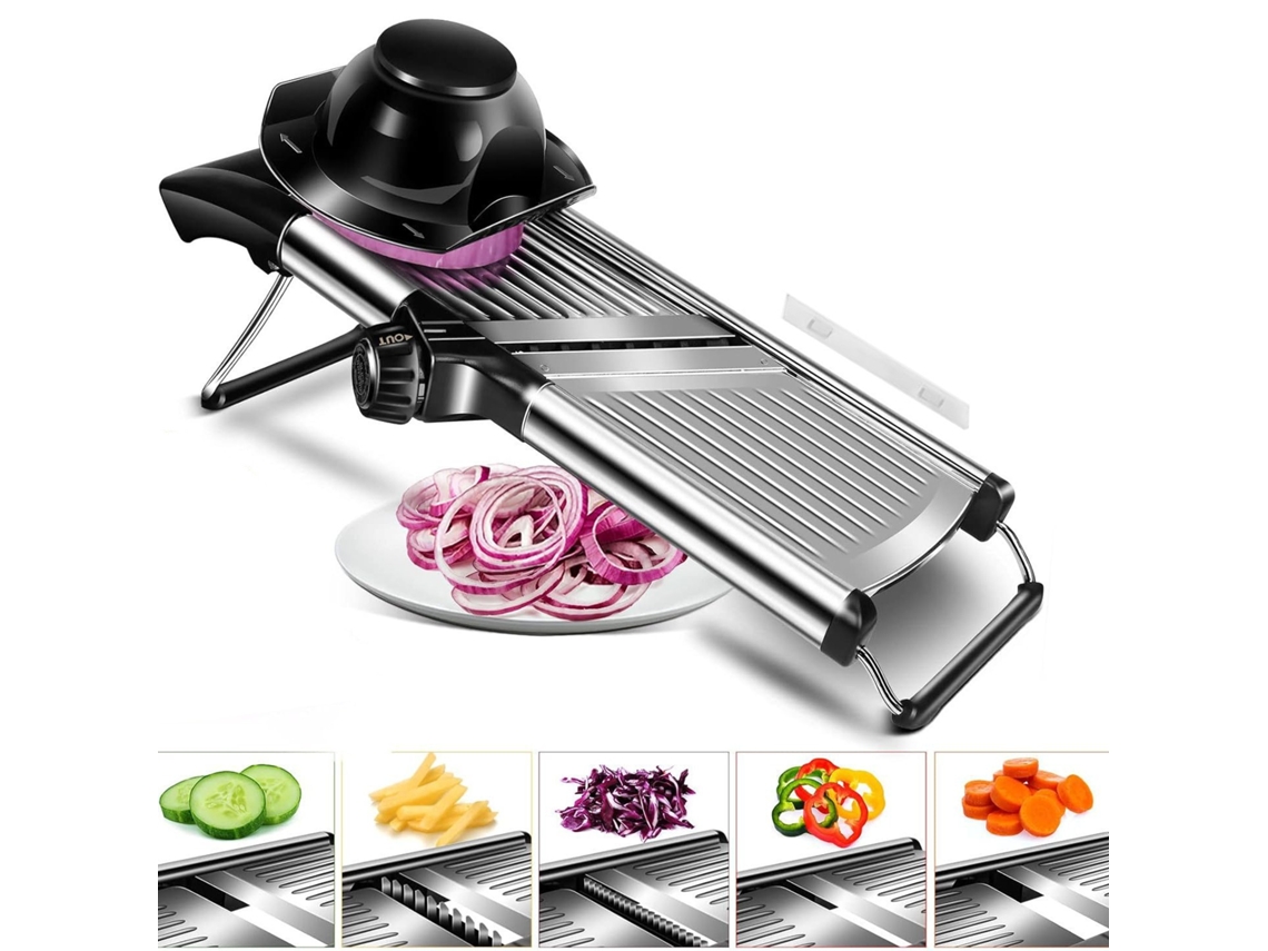 Cortador De Legumes Fatiador De Aço Inoxidável Para Fatiar Batatas, Legumes E Frutas Cuich