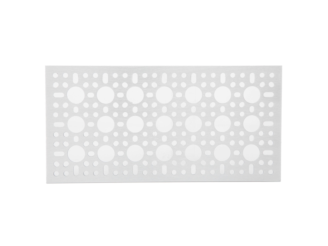 Parede de Grade Painel de Malha com Padrão 3x7 Furos Alumínio 96x192mm Modelo 3123 0096 0192 Componentes de Controle Industrial