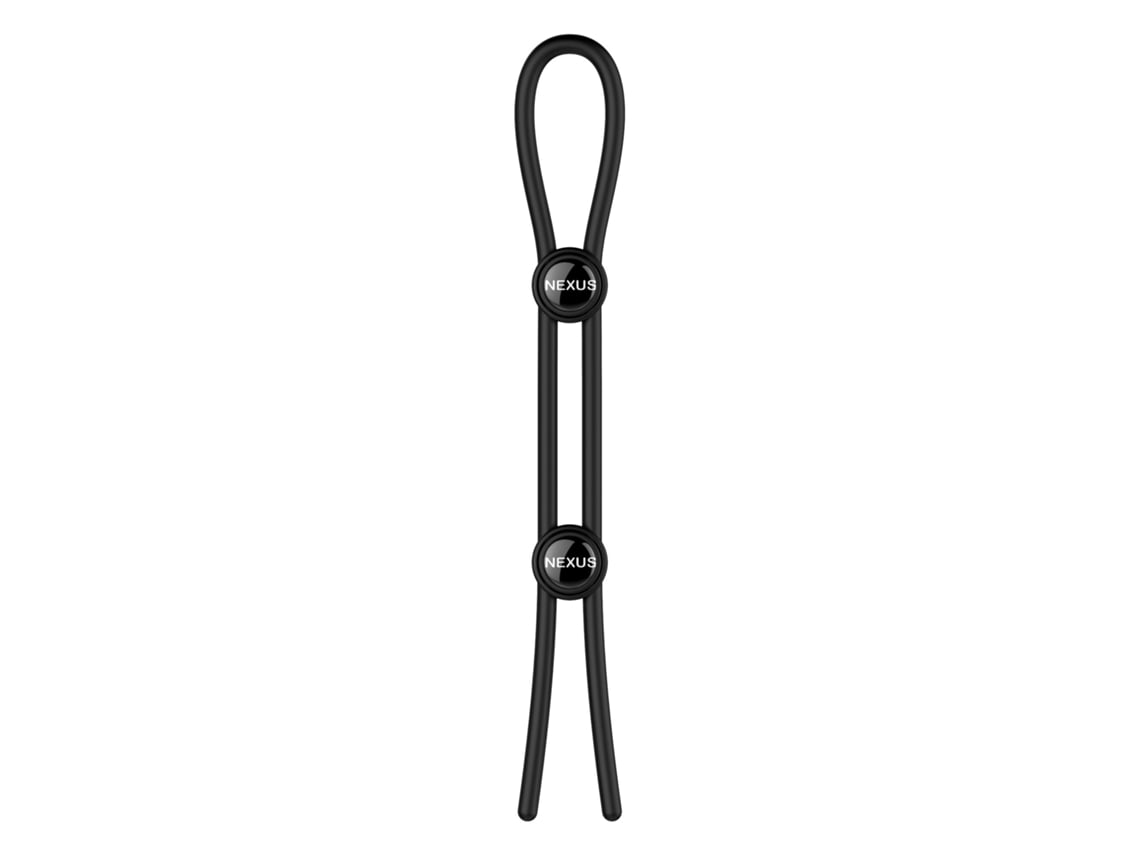 Anel De Pênis Duplo Ajustável Nexus Forge Preto NEXUS
