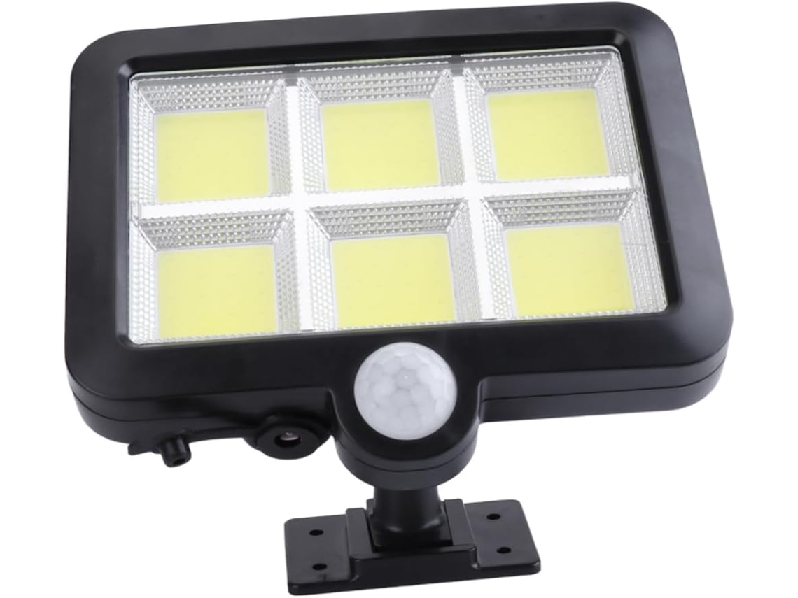 Luminária De Parede Solar Led À Prova Dágua Para Exteriores De 5 M Com Sensor De Presença Gokoco