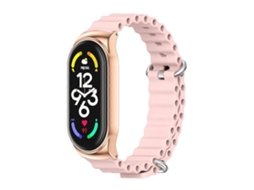 Pulseira De Silicone Respirável Mijobs Cs Marine Para Xiaomi Mi Band 7 / 7 Nfc