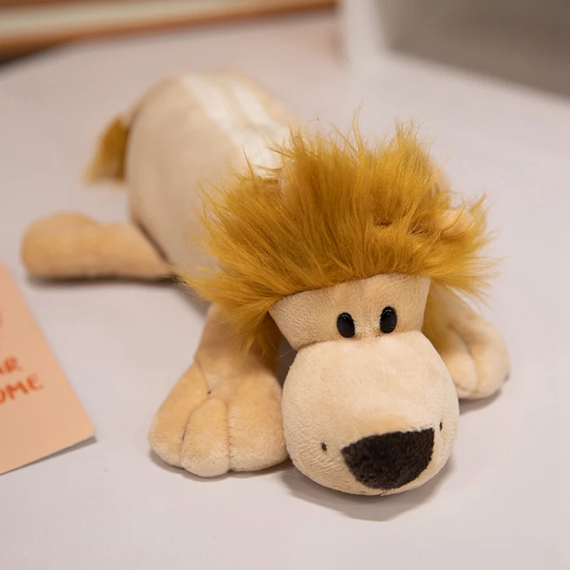 Estojo De Lápis Infantil De Pelúcia Com Formato De Animal De Desenho Animado (tamanhos 15-26 Cm), Com Grande Capacidade Para Guardar Material Escolar.