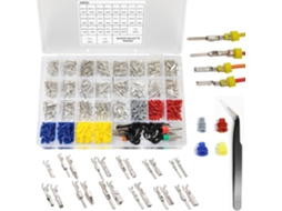 Kit De Terminais Automotivos - 21 Modelos De Conectores Elétricos Para Motocicletas E Reboques.