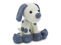 Kit De Crochê Hardicraft Cachorrinho Brix 20 Cm Conjunto De Artesanato Para Cachorro