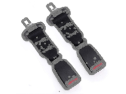 Cintos De Segurança 1/2 Pacote Extensor De Cinto De Carro Universal Extensor De Cinto Ajustável 23 Cm Cinza_xx Cinza Brilvibera