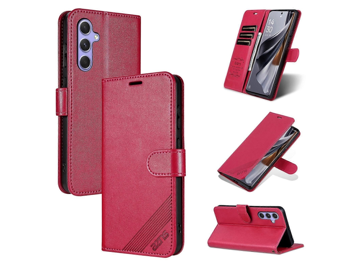 Capa De Celular De Couro Com Textura De Pele De Carneiro Azns