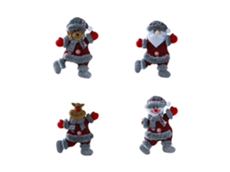 Laxiscreed Conjunto De 4 Ornamentos De Outono Com Alce E Urso Para Decoração De Natal Em Janela E Árvore