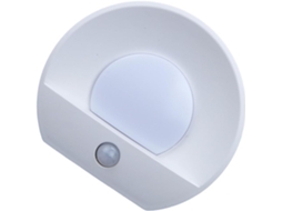 Luz noturna LED para guarda-roupa 0,8 W com carregamento USB por indução fácil