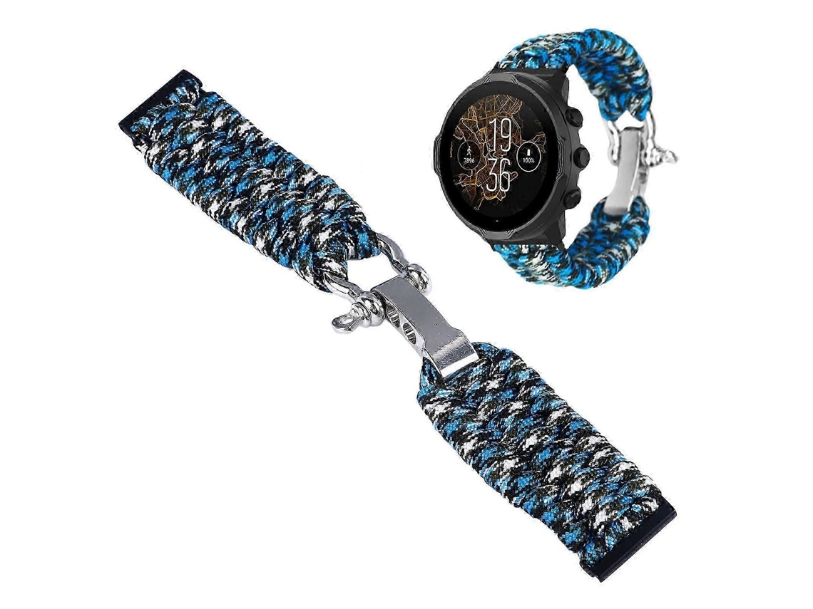 Pulseira De Relógio De Substituição, Pulseira De Relógio De Nylon Paracord Trançado À Mão Para Suunto 7 9 D5i 24 Mm Olysi Shop
