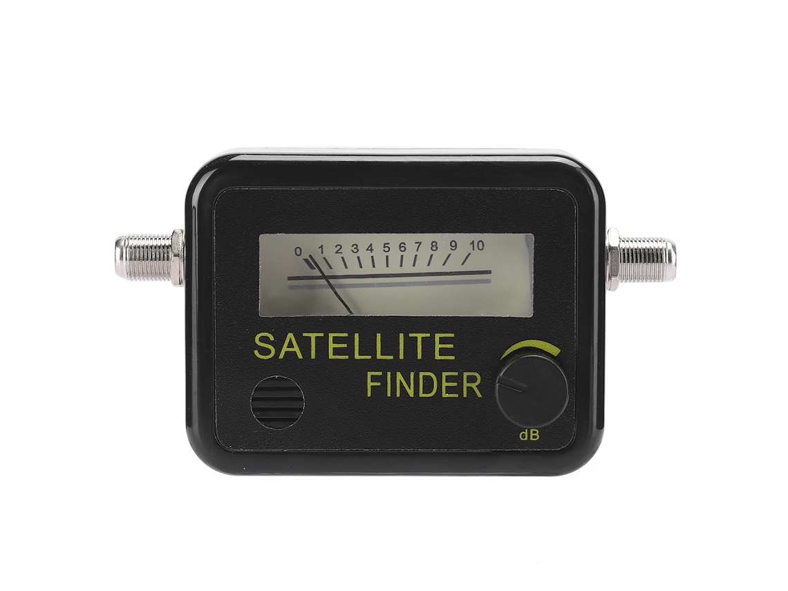 Localizador De Satélite Sensível 9501 Com Medidor Intensidade Sinal, Preto E Com Visor Digital