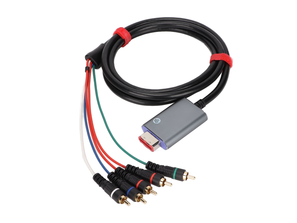 Cabo componente 1.8m para gamecube, plug and play | S/MARCA