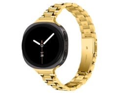 Pulseira De Aço Inoxidável Para Galaxy Watch 9 40/44mm, Substituição Elegante Dourado Hexinyigjly