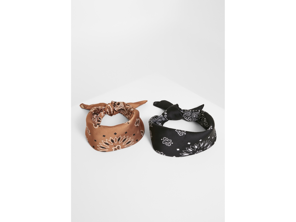 Máscaras de Bandana Satin 2Pcs URBAN CLASSICS
