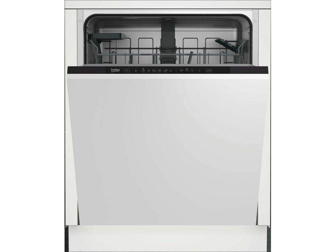 Máquinas de Lavar Loiça BEKO DIN36430 (60 cm - Painel Preto)