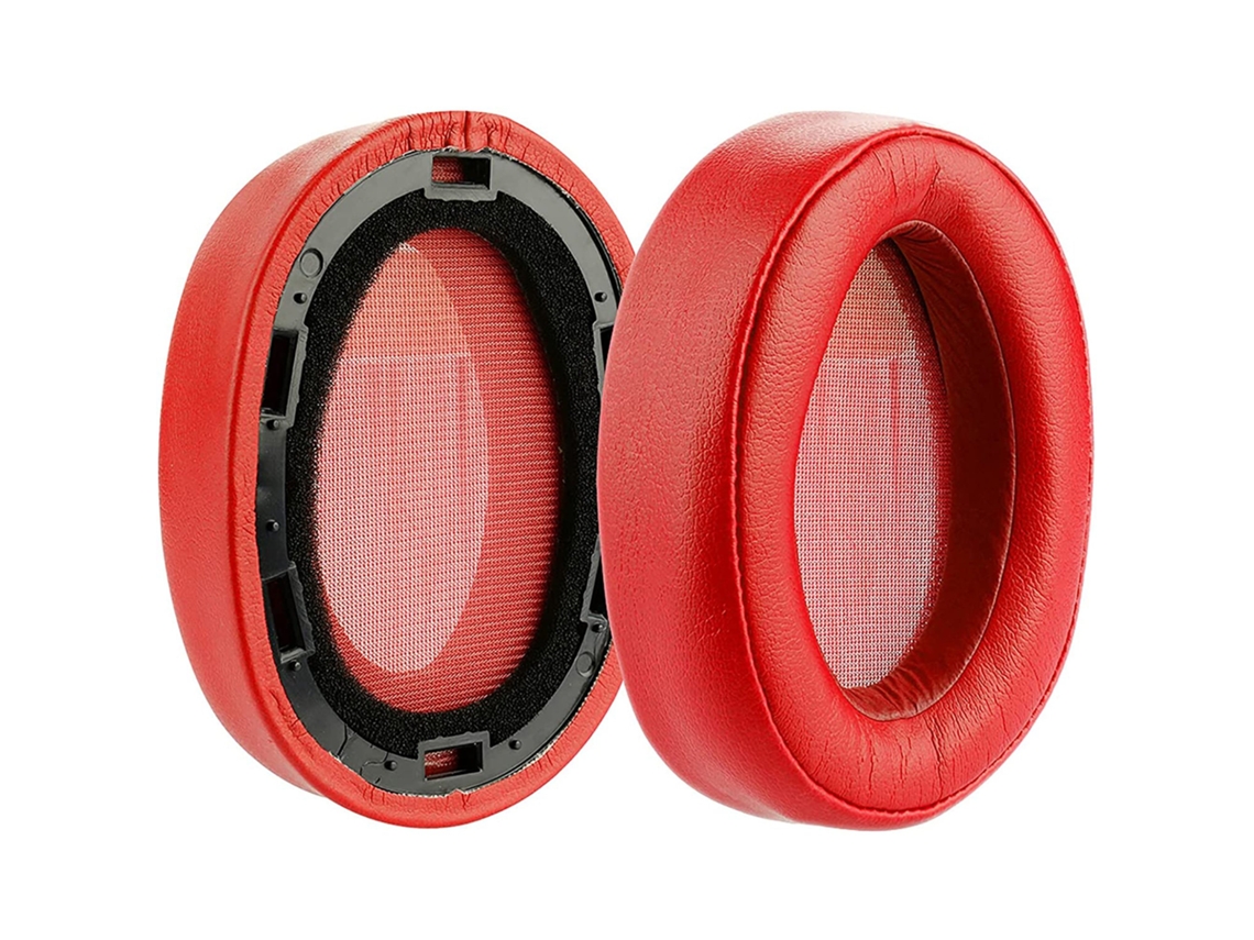 Almofadas Zruxe Para Auscultadores Sony Wh-h900n / Mdr-100abn (over-ear, Vermelhas)