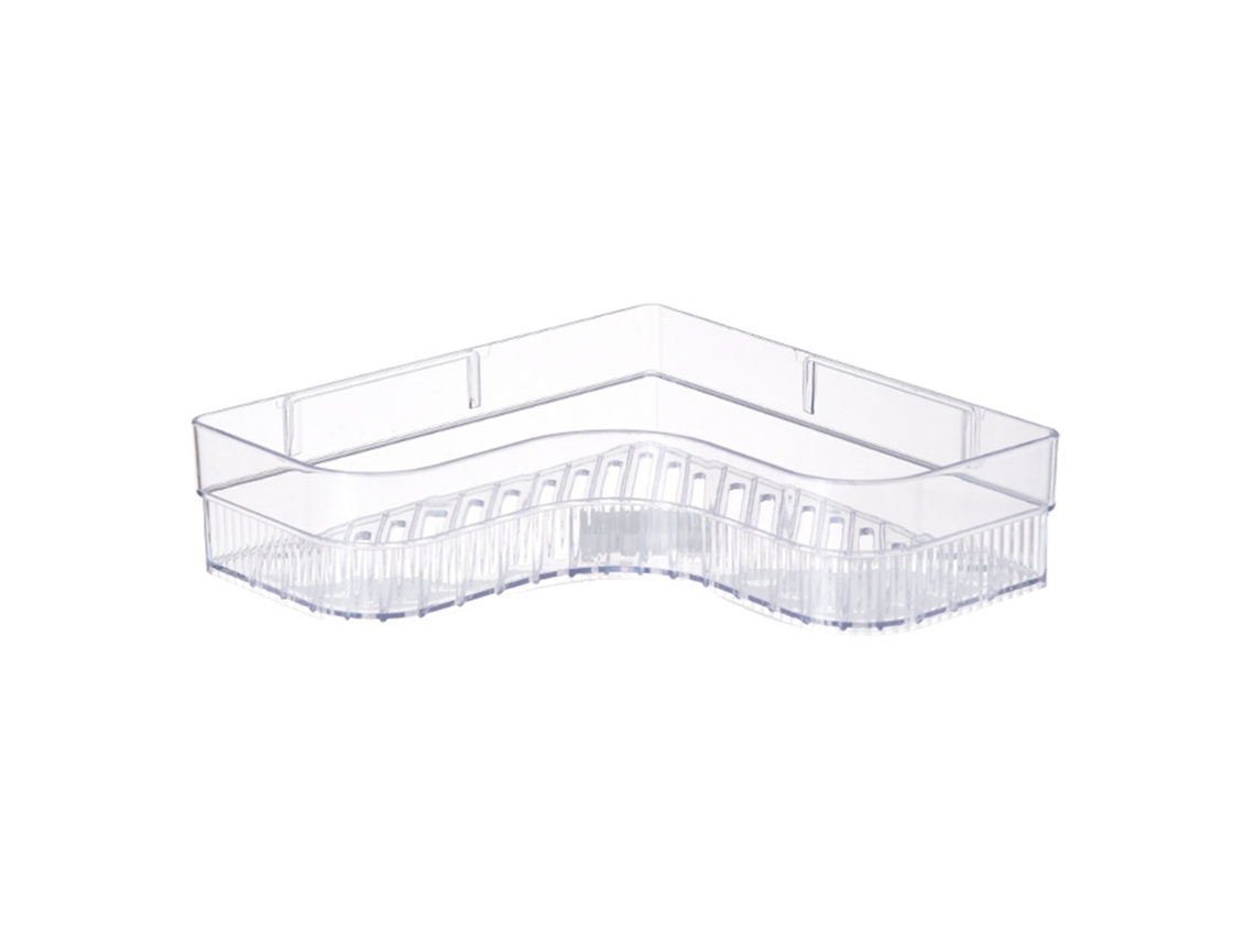 Prateleira Plástica Branco Cristal para Cantinho de Banheiro