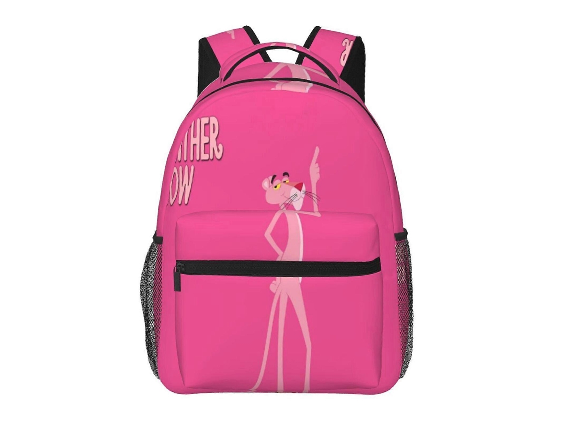 Mochila Pantera Cor-de-rosa Y40 Para Escola E Trabalho, Leve E Impermeável, Mochila Estilosa Para Estudantes E Adultos T40