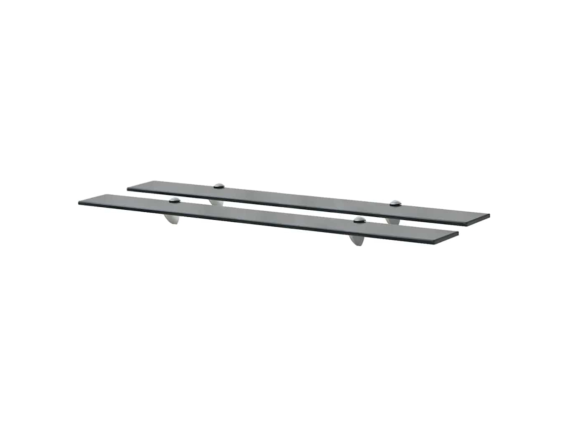 Vidaxl Prateleiras Flutuantes 2 Pcs Vidro 90x20 Cm 8 Mm