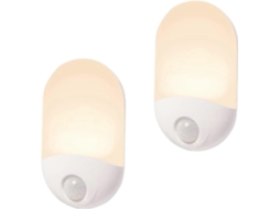 Lurelia, Luz Tomada Led, Sensor Pir, Plugue Ue, Auto, Branco Quente, Pack 4, Corredor, Escadas