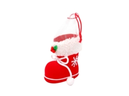 Sapatinho De Natal Felpado Laxiscreed Para Decoração E Presentes Festivos