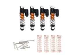 Mali amortecedor Ajustável de Liga de Alumínio para Carro Rc Crawler 1:24 Axial Scx24 Axi90081 Acessório de Upgrade 4pcs