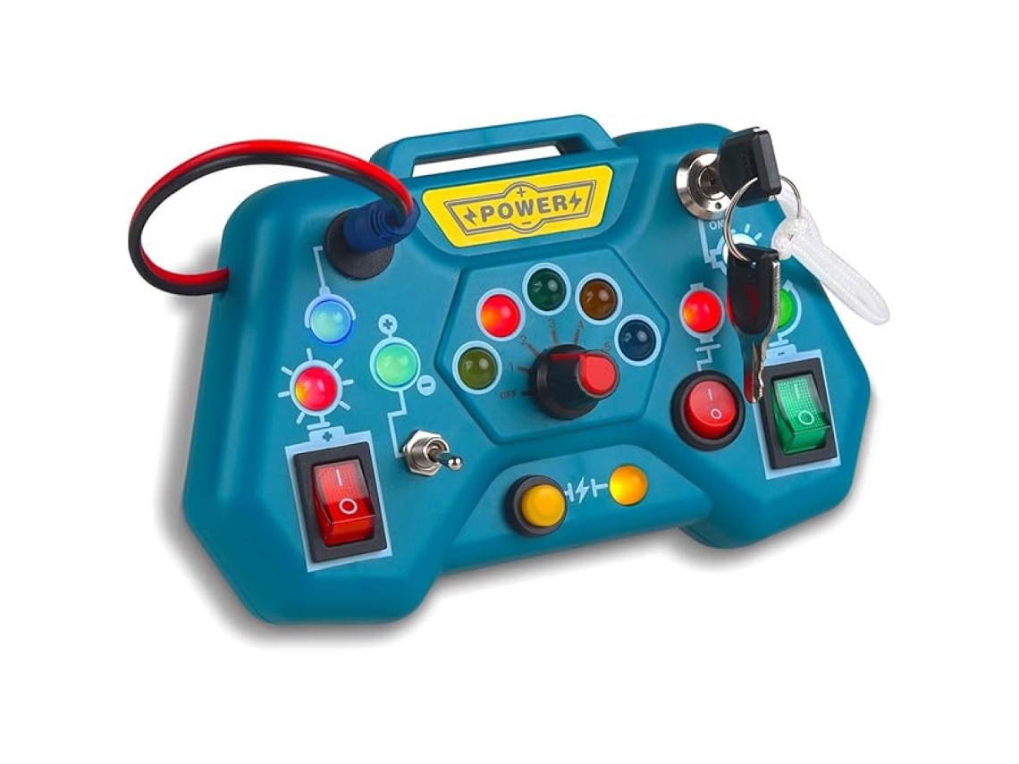 Brinquedos sensoriais para crianças de 1 a 4 anos, quadro sensorial Montessori com interruptor iluminado, atividades educacionais Slowmoose