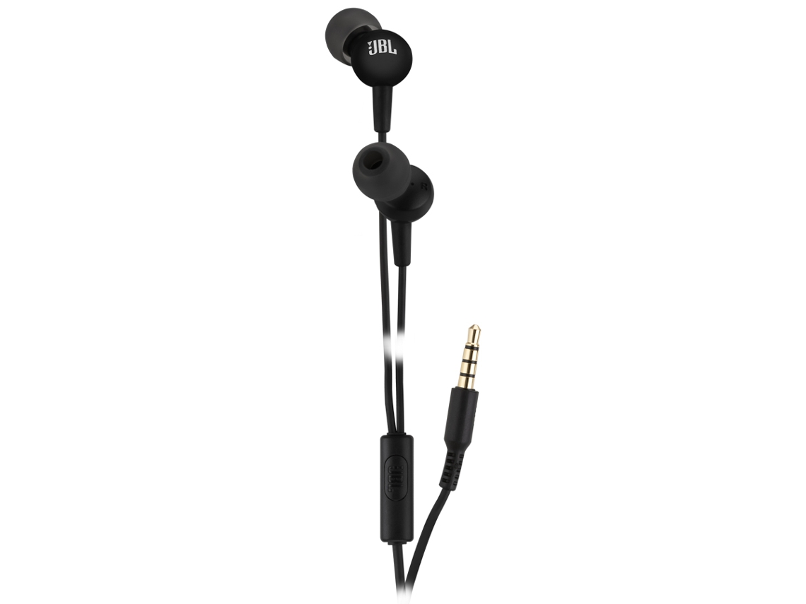 Auriculares com Fio JBL C100 Siu (In Ear - Microfone - Preto)